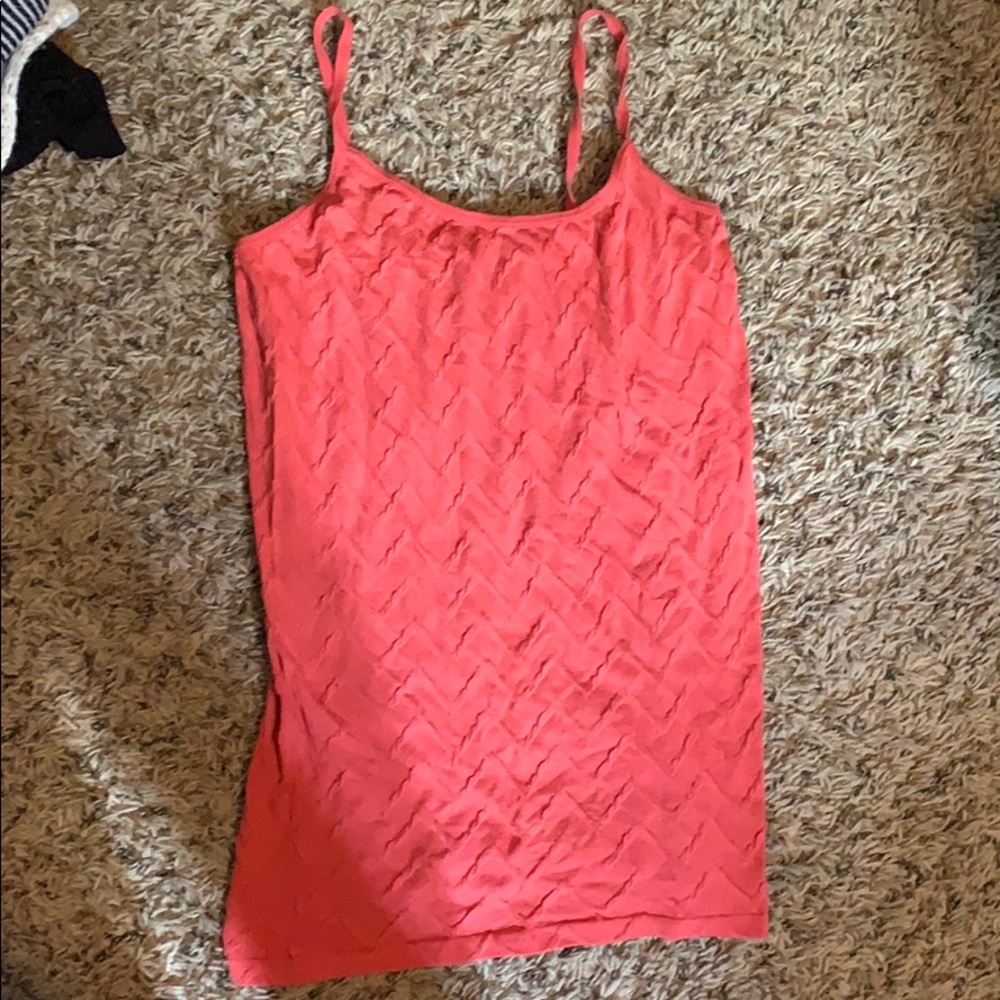 Coral tank top